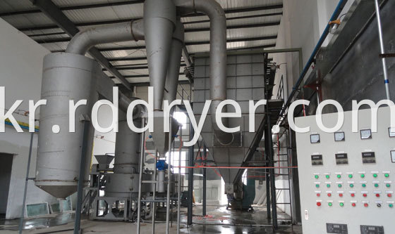 Bentonite Rotary Flash Dryer / Flash drying machine